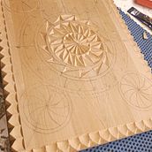 Il mio progetto del corso: Introduzione all'intaglio decorativo del legno a punta di coltello. Arts, Crafts, Interior Design, DIY, and Woodworking project by lombardo.m - 01.08.2023