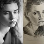 First attempt. Traditional illustration, and Pencil Drawing project by John Amy - 01.08.2023