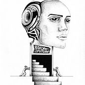 Back to the future Ein Projekt aus dem Bereich Traditionelle Illustration, Bleistiftzeichnung, Zeichnung, Realistische Zeichnung, Artistische Zeichnung und Illustration mit Tinte von HORI - 08.01.2023