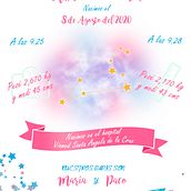 Cartel personalizado para gemelas. Un proyecto de Ilustración tradicional, Diseño gráfico y Diseño de carteles de Inmaculada Bailac Cano - 12.08.2020