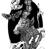 Life and Death. Traditional illustration, Arts, Crafts, Drawing & Ink Illustration project by Savannah Day - 01.08.2023