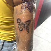 Meu projeto do curso: Tatuagem para principiantes. Tattoo Design project by Malie Tattoo - 01.08.2023