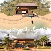 Mi proyecto del curso: Ilustración digital de proyectos arquitectónicos. Architecture, L, scape Architecture, Digital Illustration, Digital Architecture, and Architectural Illustration project by Michelle guadalupe Jimenez jimenez - 01.08.2023