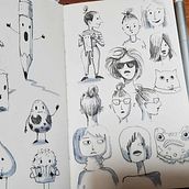 My project for course: The Art of Sketching: Transform Your Doodles into Art. Un progetto di Illustrazione tradizionale, Disegno a matita, Disegno e Sketchbook di Yuliia Nesmeianova - 09.01.2023