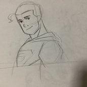 Mi proyecto del curso: Ilustración para cómics: anatomía de un superhéroe. Traditional illustration, Character Design, Comic, Pencil Drawing, and Figure Drawing project by Elian Gonzalez - 01.09.2023