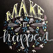 Mein Abschlussprojekt für den Kurs: Einstieg ins Handlettering für inspirierende Zitate Ein Projekt aus dem Bereich T, pografie, Kalligrafie, Lettering, T, pografisches Design, H und Lettering von Sylvie Brucker - 09.01.2023
