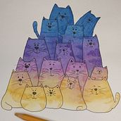 Mój projekt z kursu: Akwarela w negatywie na potrzeby ilustracji dla dzieci. Traditional illustration, Painting, Pencil Drawing, Watercolor Painting, Children's Illustration, and Narrative project by Anna Ćwiklińska - 01.09.2023