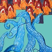 Barba Azul . Pencil Drawing, Drawing, Watercolor Painting, and Children's Illustration project by picaypala - 01.10.2023