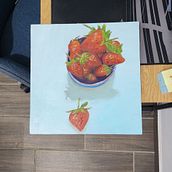 Mi proyecto del curso: Técnicas de pintura contemporánea al óleo. Fine Arts, Painting, and Oil Painting project by Dulce Osorio - 01.10.2023