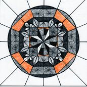 Examples of my own mandalas and inspiration . Ilustração tradicional projeto de Maureen Wise - 10.01.2023