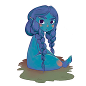 Las pelo largo. Traditional illustration, Character Design, and 2D Animation project by Pepa Hernández - 01.10.2023