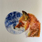 My project for course: Expressive Animal Portraits in Watercolor. Realistic Drawing, Naturalistic Illustration, Watercolor Painting, and Traditional illustration project by Kerry - 01.03.2023