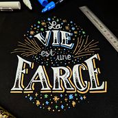 Mon projet du cours : Initiation au lettering à la main pour des citations inspirantes. T, pograph, Calligraph, Lettering, T, pograph, Design, H, and Lettering project by sographik - 01.10.2023