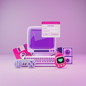 Meu projeto do curso: Introdução ao design 3D e modelagem com Blender. Motion Graphics, Character Design, Product Design, and 3D Modeling project by Gabriela Vieira - 01.10.2023