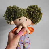 Mi proyecto del curso: Muñecos de tela: diseño, costura y creación de contenido Ein Projekt aus dem Bereich H, werk, Spielzeugdesign, Social Media, Smartphonefotografie, Produktfotografie, Nähen, Fotografie für Instagram, Nähen und Schnittmuster von Paola Carrera Ramírez - 10.01.2023