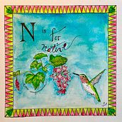 Banks of The Blitzen. Een project van Traditionele illustratie van Julie Burchstead - 06.01.2023
