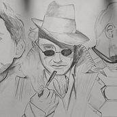 Mi proyecto del curso: Sketchbook de retrato: explora el rostro humano. Projekt z dziedziny Sketching,  R, sunek, Portret,  R, sunek art, st, czn i Sketchbook użytkownika valentineskyler - 10.01.2023