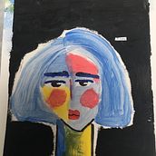 Mi primer proyecto . Een project van Schilderij van Jimena OR - 10.01.2023