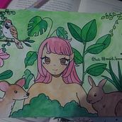 Meu projeto do curso: Animalário botânico: aquarela, tinta e grafite. Traditional illustration, Fine Arts, Painting, Drawing, Watercolor Painting, Botanical Illustration, Ink Illustration, and Naturalistic Illustration project by Luiza Cristina Gomes - 01.07.2023