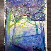 Mi proyecto: Paisaje con acuarela. Painting, and Watercolor Painting project by bidatz - 01.11.2023