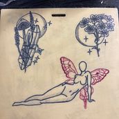 Mi proyecto del curso: Tatuaje fine line: la sutileza de la línea. Een project van Traditionele illustratie,  Tekening y  Tatoeageontwerp van Lucia Robles Fernandez - 11.01.2023