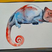 Mi proyecto del curso: Técnicas experimentales de acuarela para principiantes. Traditional illustration, Fine Arts, Watercolor Painting, and Naturalistic Illustration project by l_lozano_cuenta3 - 01.11.2023