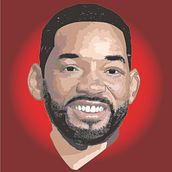 Will Smith. Traditional illustration, and Design project by Fernando Traín Racho - 01.11.2023