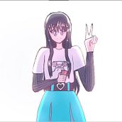 Mi proyecto del curso: Harumi. Y otros dos dibujos xd. Un progetto di Illustrazione tradizionale, Character design, Fumetto e Manga di diazkarina777 - 29.12.2022