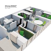 Oficinas Remax. Design, ArchVIZ, and Architecture project by Juan Felipe Muñoz Marroquin - 11.03.2020