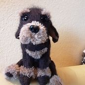 My project for course: Knitting Realistic Stuffed Animals: Make a Puppy from Yarn. Fiber Arts, DIY, Knitting, and Textile Design project by Carla Ras - 01.12.2023
