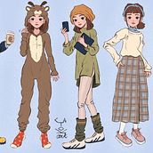 Mi proyecto del curso: Dibujo de personajes llenos de personalidad. Un progetto di Character design, Bozzetti, Disegno, Stor, telling, Stor, board, Disegno artistico e Narrativa di Katerina - 12.01.2023