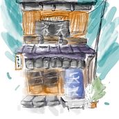 Il mio progetto del corso: Disegno architettonico espressivo con pennarelli colorati. Traditional illustration project by bend30 - 01.12.2023