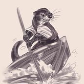 Inktober 2022. Traditional illustration, Character Design, Sketching, Drawing, Digital Illustration, Concept Art, and Artistic Drawing project by Grace Beauban - 10.20.2022