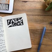 Fast Alive . % Farren McIntosh Laptad tarafından hazırlanan Geleneksel illüstras, on, Ve Kurgu Dışı Yazım projesi - 01.13.2023
