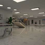 Renders Hospital. Architecture, Product Design, Design, 3D & Interior Architecture project by Isabel Ochoa - 01.13.2023