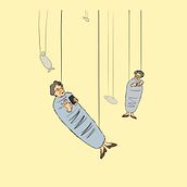 Las 'telarañas' sociales. Een project van Traditionele illustratie, Animatie, Digitale illustratie, Verhaallijn y Geanimeerde Illustratie van Adrian Iovino Lopez - 13.01.2023