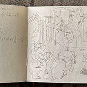 Mein Abschlussprojekt für den Kurs: Das Skizzenbuch als Erkundungsreise: Finde deinen Zeichenstil. Un progetto di Illustrazione tradizionale, Bozzetti, Creatività, Disegno, Pittura ad acquerello, Sketchbook e Pittura gouache di _bianca_ - 13.01.2023