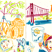 Sketchbook drawings (2022). Un progetto di Disegno, Pittura e Pittura ad acquerello di Maria Sacadura - 13.01.2023