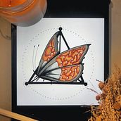 Mi proyecto del curso: Diseño de tatuajes artísticos con efectos dorados en Procreate. Un proyecto de Ilustración tradicional, Ilustración digital y Diseño de tatuajes de Georgina Yuste Galan - 13.01.2023