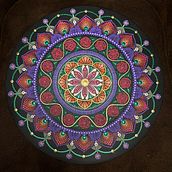Rose Mandala. Un proyecto de Pintura de Kristeen Harmon - 13.01.2023