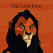 Scar - The Lion King (Fanart). Traditional illustration, Digital Illustration, and Digital Drawing project by Conrado Yoshida - 11.08.2020