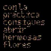 Beautiful flowers. Un progetto di Design, Motion graphics, Animazione, Tipografia e Tipografia cinetica di Sergio Montoya - 03.08.2023