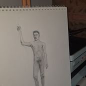 Mon projet du cours : Dessin réaliste du corps humain. Traditional illustration, Fine Arts, Sketching, Pencil Drawing, Drawing, Realistic Drawing, and Figure Drawing project by varthusbertrand - 01.14.2023
