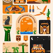 Il mio progetto del corso: Illustrazione vettoriale per composizioni vivaci. Vector Illustration, Digital Illustration, and Digital Drawing project by Fayad Ibrahim - 01.14.2023