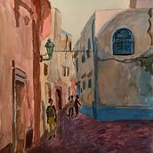 Il mio progetto del corso: Rappresentazione architettonica ad acquerello. Traditional illustration, Sketching, Drawing, Watercolor Painting, Architectural Illustration, and Sketchbook project by Alice Pagano - 01.14.2023