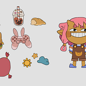 Mi proyecto del curso: Creación de una marca ilustrada: de la idea al merchandising. Traditional illustration, Br, ing, Identit, Character Design, and Digital Illustration project by Ián Garcés - 01.09.2023
