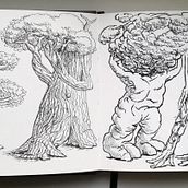 My sketchbook (Daily Sketching for Creative Inspiration course). Un proyecto de Ilustración tradicional, Bocetado, Creatividad, Dibujo y Sketchbook de Slawomir Mroz - 15.01.2023