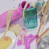 My project for course: Playful 3D Design and Animation of Fun Objects. Een project van 3D, 3D-animatie,  3D-modellering y  3D-ontwerp van anna_shemetka - 15.01.2023