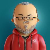 Autorretrato Quim. Un projet de 3D, Modélisation 3D , et Conception de personnages 3D de Joaquim Franco - 01.01.2023