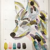 Mi proyecto del curso: Técnicas experimentales de acuarela para principiantes Ein Projekt aus dem Bereich Traditionelle Illustration, Bildende Künste, Aquarellmalerei und Naturalistische Illustration von Xenia Torner - 15.01.2023